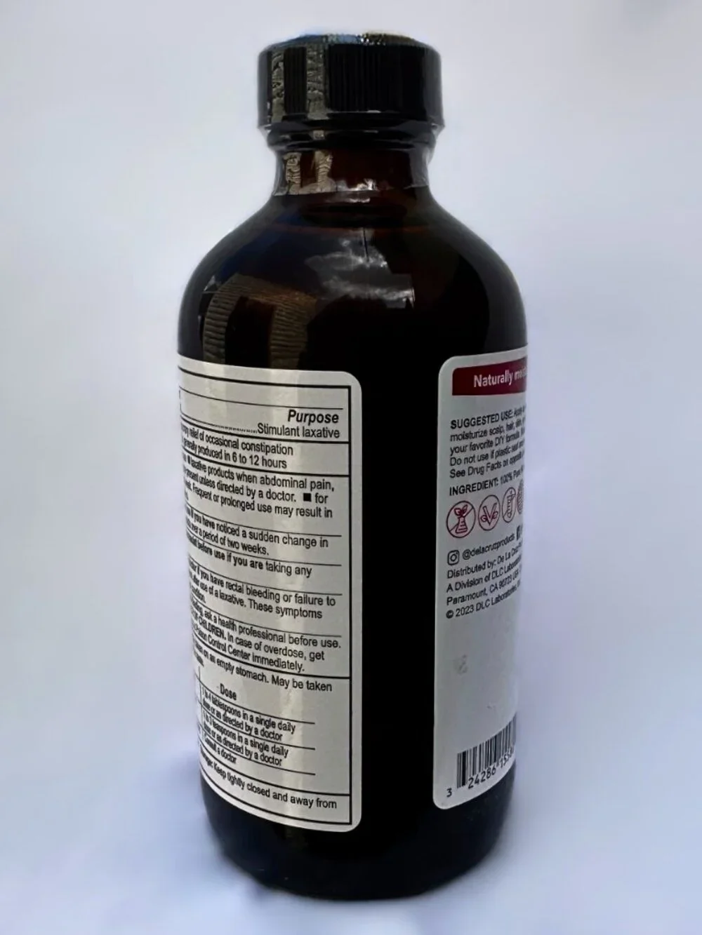 De La Cruz 100% Pure Castor Oil, USP Grade, Hair & Skin Moisturizer, 8 FL OZ